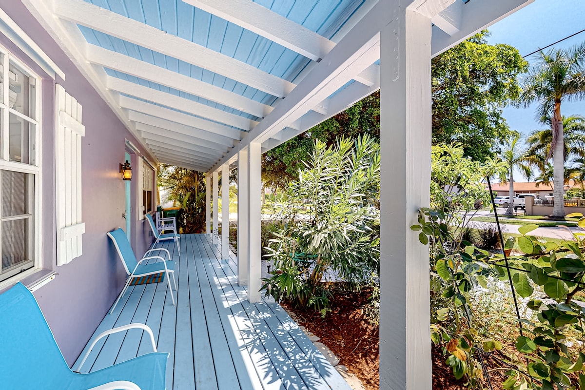 Photo 28 of Enchanting dog-friendly beach bungalow with patio, fireplace, deck, AC, & W/D