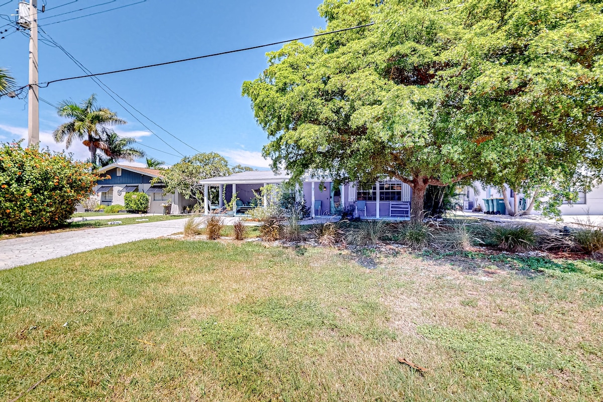 Photo 26 of Enchanting dog-friendly beach bungalow with patio, fireplace, deck, AC, & W/D
