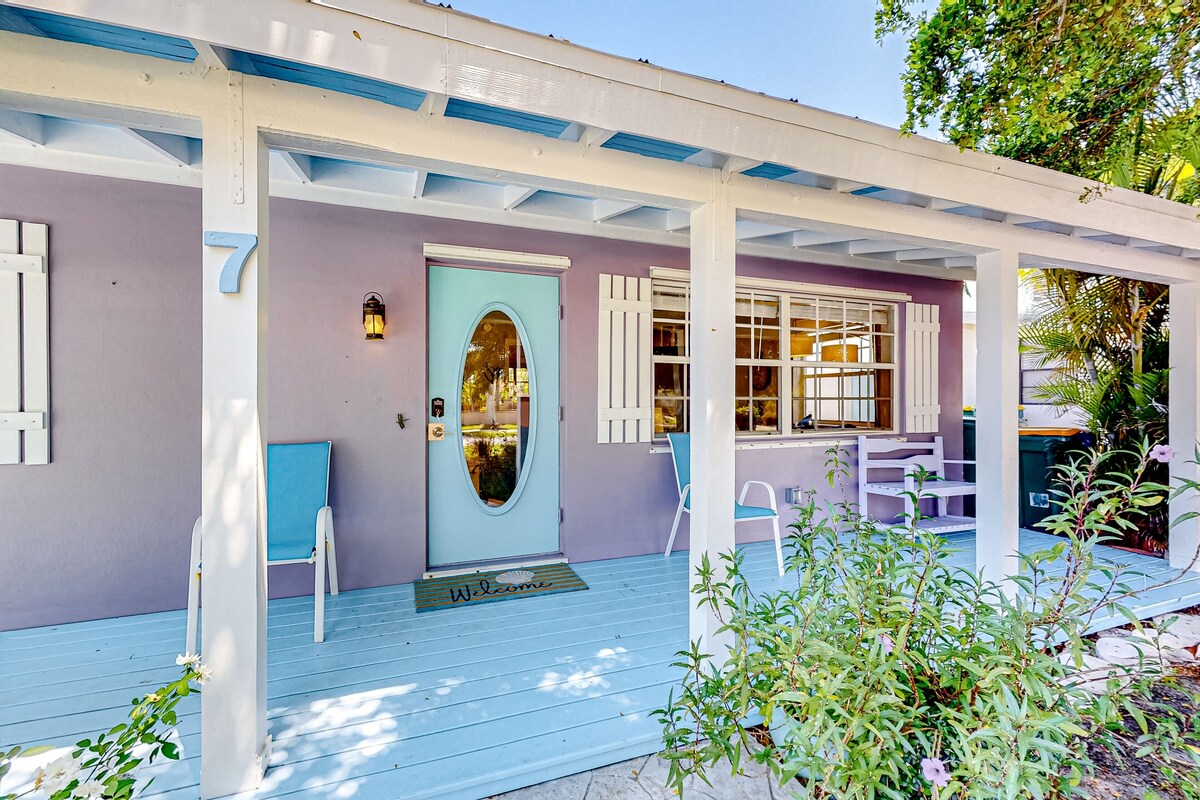 Photo 27 of Enchanting dog-friendly beach bungalow with patio, fireplace, deck, AC, & W/D