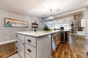 Interior - Spacious dog-friendly home settled on a serene property with wrap-around porch (Wimberley)