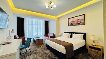 Romantisk rom, 1 kingsize-seng (Top floor) | Sengetøy i egyptisk bomull, sengetøy av topp kvalitet og dundyner