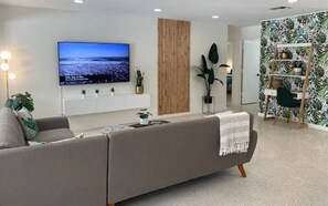 Smart TV, table tennis, books, offices