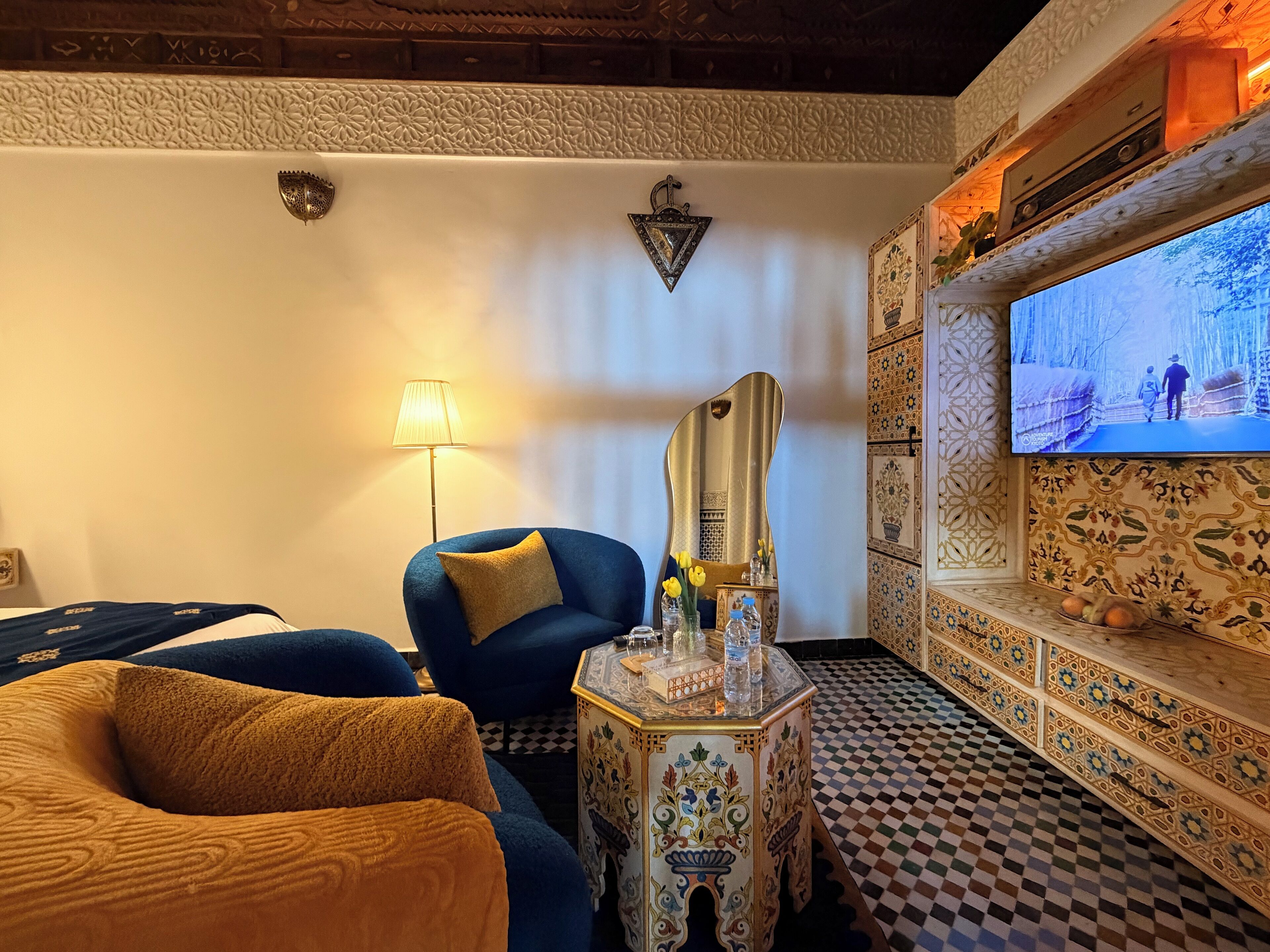 디럭스 스위트, 침실 1개, 금연, 마당 전망 | 4 개의 침실, 각각 다른 스타일의 인테리어, 각각 다르게 가구 비치, 노트북 작업 공간