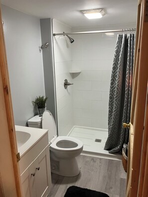 Shower, hair dryer, soap, toilet paper - Cabin in Waterville- conv location, close to rail trail and Big Pine Creek (Waterville)
