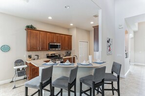 Fridge, microwave, oven, stovetop - Stunning 5 Bed Pool Home in Reunion Resort-1223MS (Reunion)