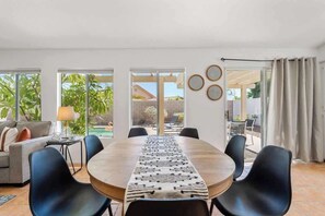 Dining - Casa Hollister - Your Desert Oasis W/Pool! (Palm Desert)