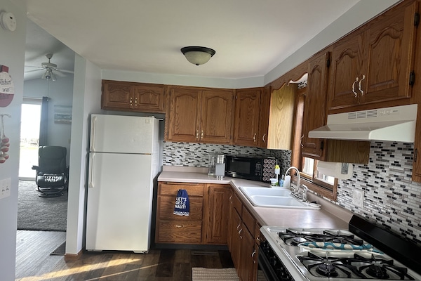 Microwave, oven, stovetop