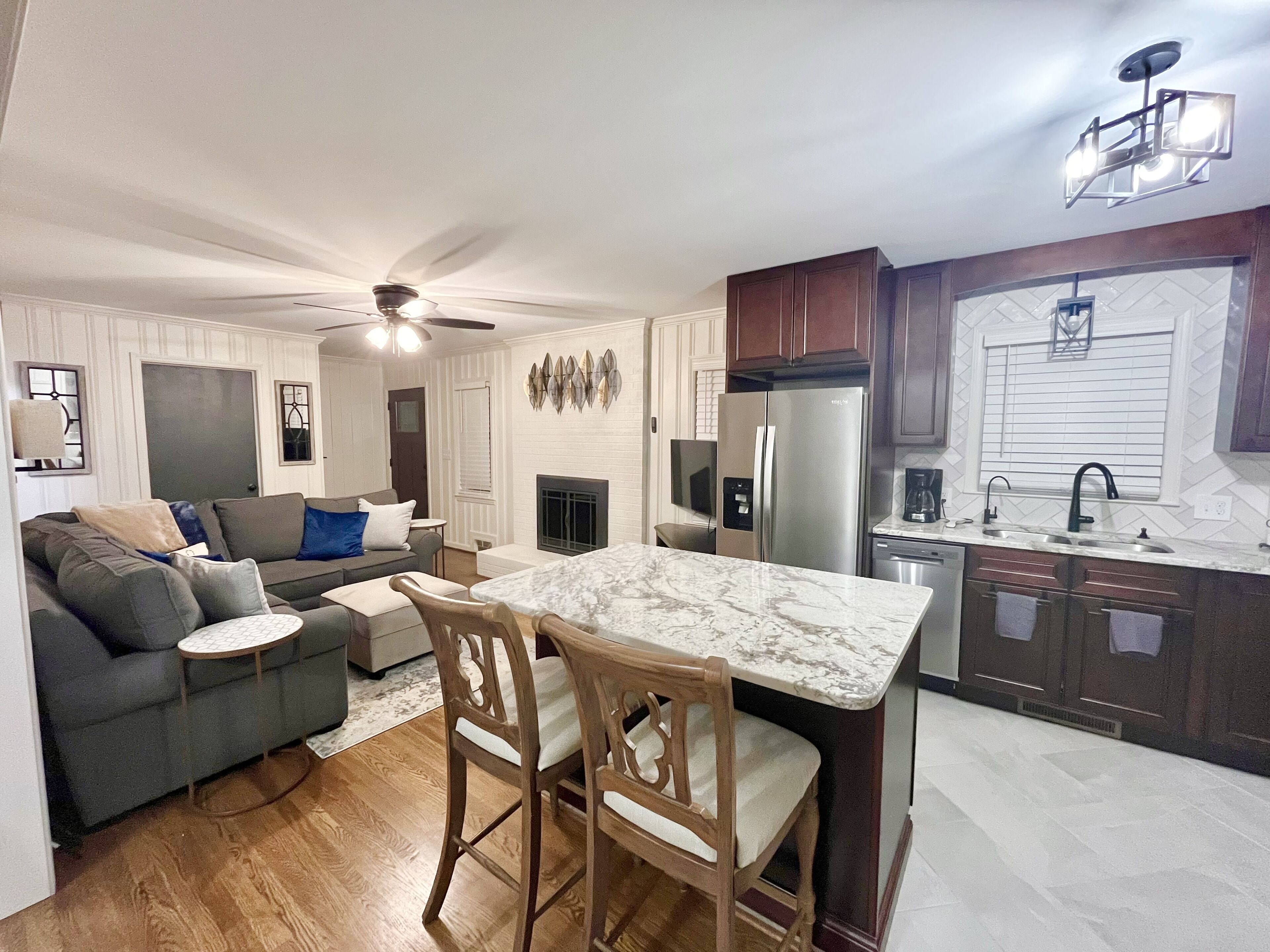 Open concept living area