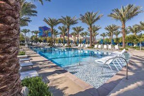 Pool - Studio Condo, Sleeps 4, w/ Kitchenette, Las Vegas at Wyndham Desert Blue Resort (Las Vegas)