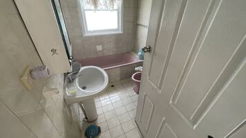 Shower, towels, soap