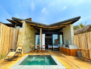 Terrace/patio - DIEM Vichayito Beachfront Eco-Luxury (Los Organos)