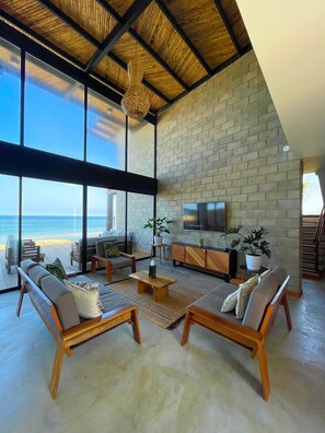 Living area - DIEM Vichayito Beachfront Eco-Luxury (Los Organos)