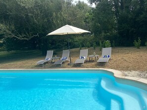 Pool - Welcoming country house in Sainte-Terre, 5 bedrooms, swimming pool, and garden (Sainte-Terre)