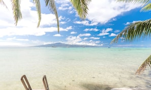 Accommodatie ligt op het strand