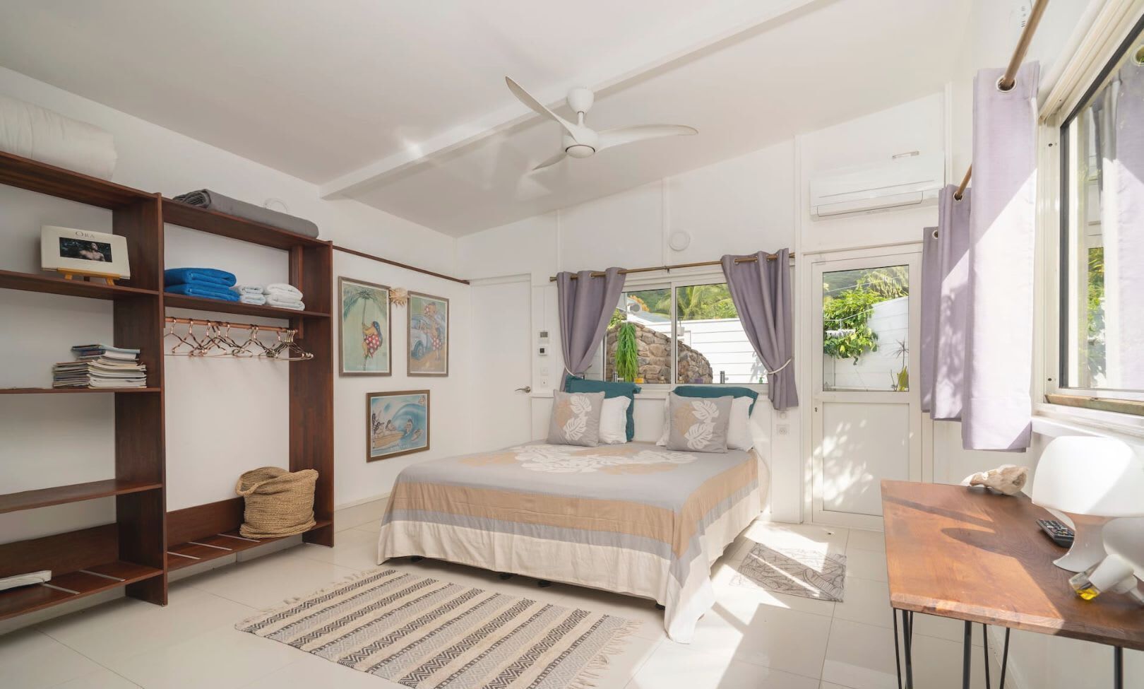 2 slaapkamers, een bureau, een strijkplank/strijkijzer, wifi