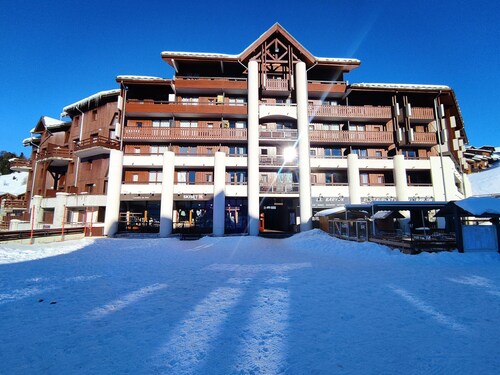 Studio 4 pers Plagne Soleil, balcony, near slopes