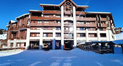 Studio 4 pers Plagne Soleil, balcony, near slopes