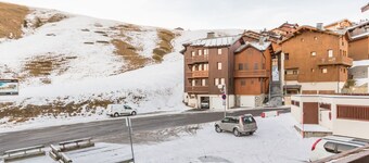 Studio 4 pers Plagne Soleil, balcony, near slopes