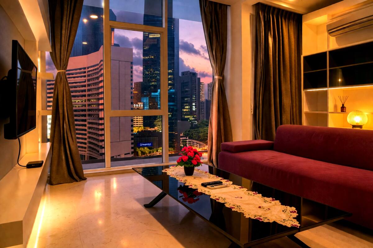 Executive Apartment, 2 Bedrooms, City View | Pemandangan bandar