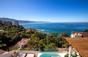 Property grounds - Casa Rosa! Mexico meets Greece with amazing Views! (Puerto Vallarta)