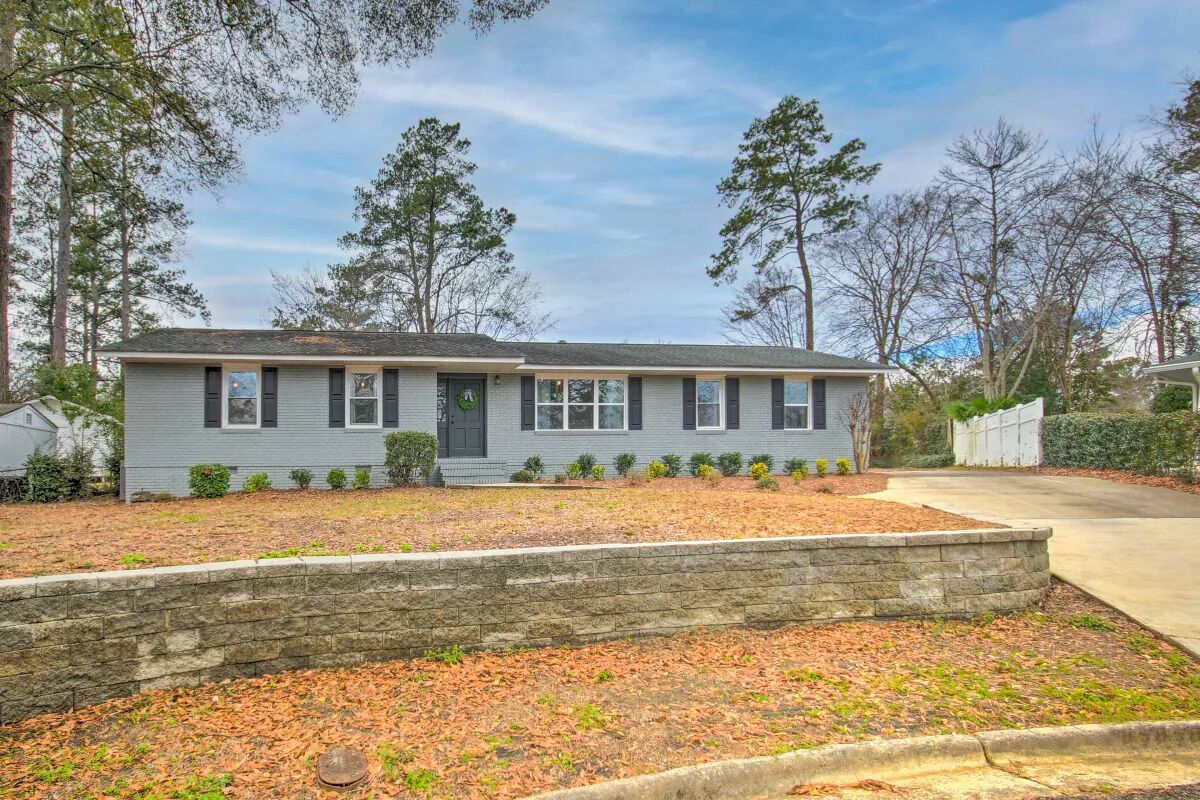 Peaceful 3 Bedroom House Near Downtown and the Augusta National