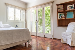 House | Premium bedding, down comforters, pillowtop beds, individually decorated