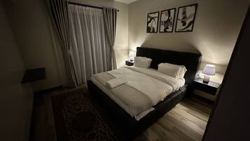 1 chambre, fer et planche Ă repasser, Wi-Fi gratuit, draps fournis