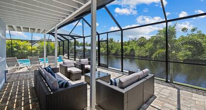 Seaside Villa Coral Point, renovated, south facing, in 2 minutes on open river