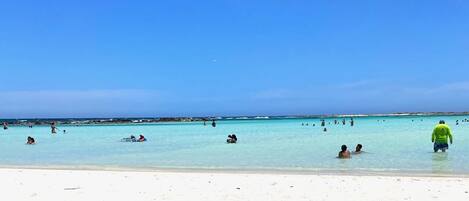 Sun loungers, beach towels