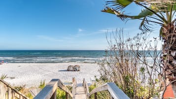 Sun loungers, beach towels