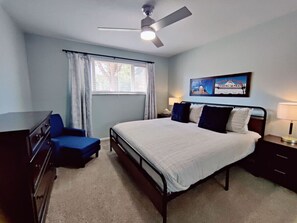 1 chambre, fer et planche à repasser, Wi-Fi, draps fournis