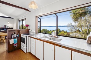 Fridge, microwave, toaster, highchair