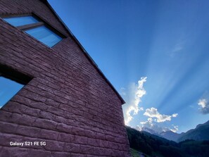 Exterior detail - Kazbegi's Peak House: Tranquility and Adventure Await! (Gergeti)