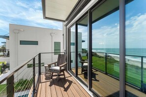 Terrace/patio - NEW Luxury Modern Beachfront Villa w/ Heated Pool (Melbourne Beach)
