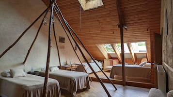 Chambre Quadruple Familiale | Literie de qualité supérieure, décoration personnalisée