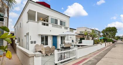 Stunning Beach Delight with Spa, Fire Pit, Parking & Walk to Beach