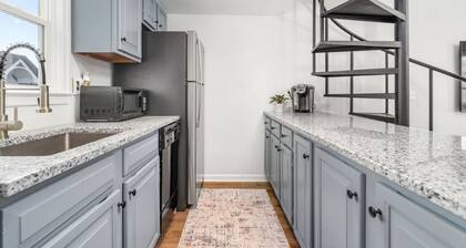 Walk to Downtown & Campus Modern 2BR Condo