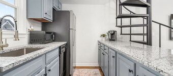 Walk to Downtown & Campus Modern 2BR Condo