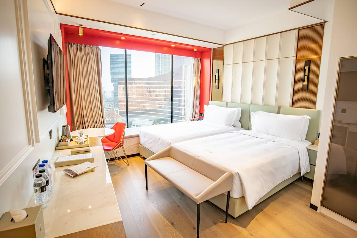 Couette en duvet d'oie, coffres-forts dans les chambres