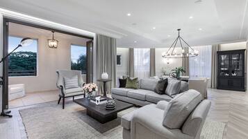 Melbourne City Apartments multi award winning $10million Spectacular Penthouse | Living area