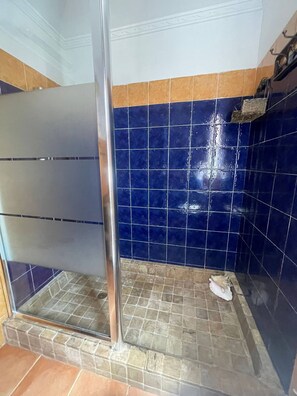 Combined shower/bathtub
