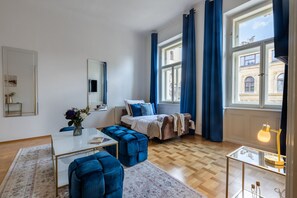 2 soveværelser, skrivebord, strygejern/strygebræt, gratis Wi-Fi