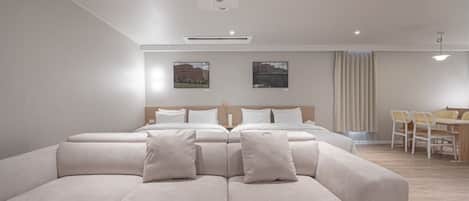 Premium bedding, free WiFi, bed sheets