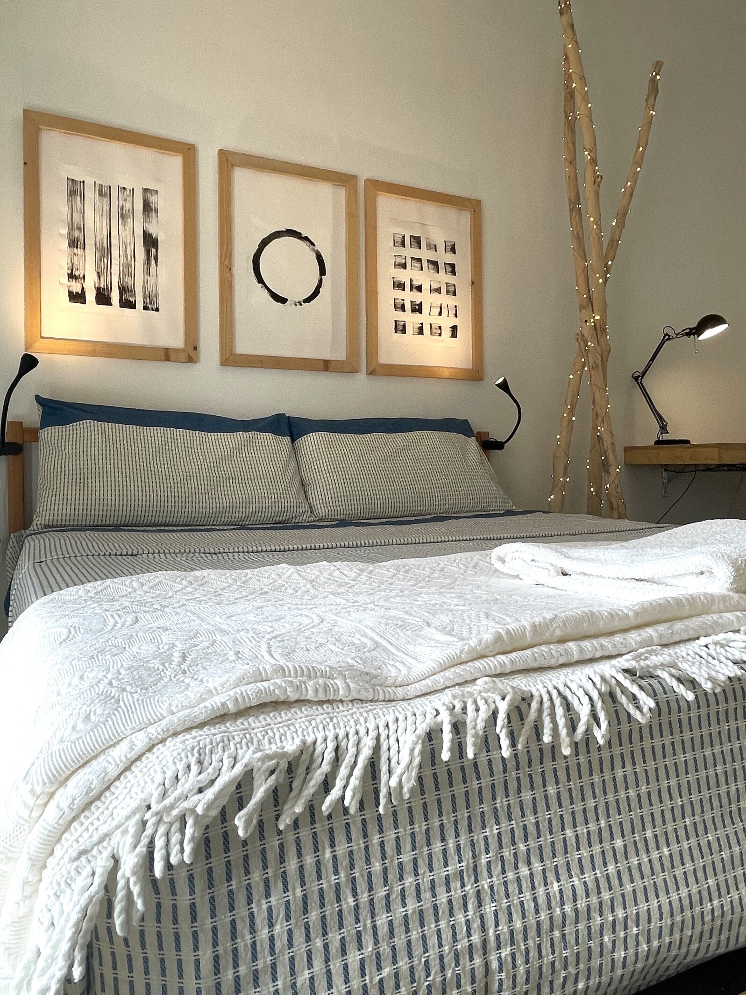 4 habitaciones, escritorio, tabla de planchar con plancha y wifi 