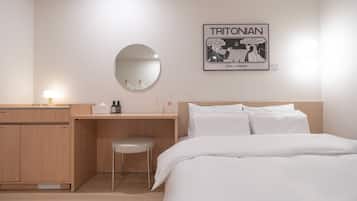 Premium bedding, free WiFi, bed sheets