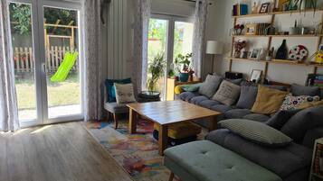 Smart-tv en een open haard