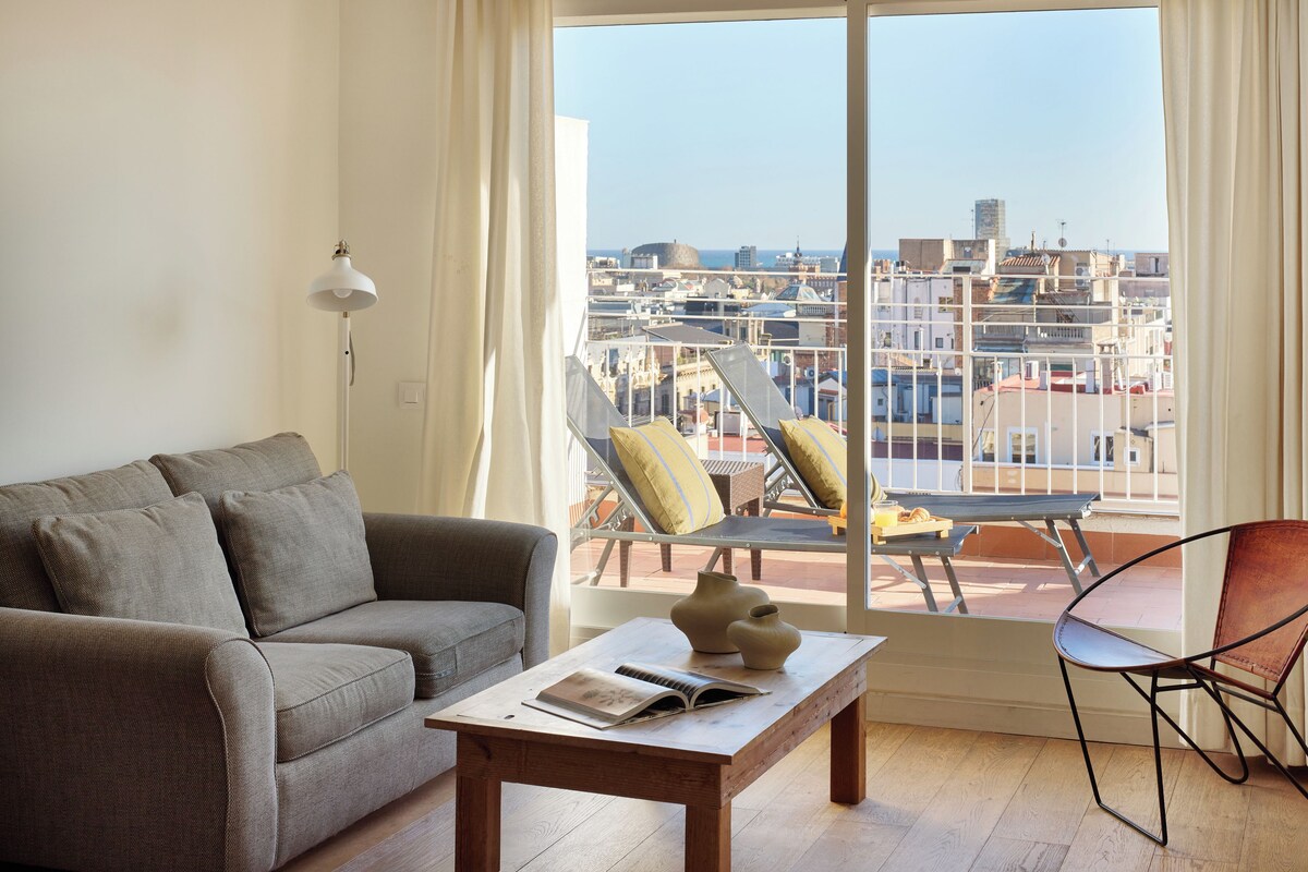 Two bedrooms apartment with terrace