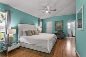 6 bedrooms, iron/ironing board, travel cot, WiFi