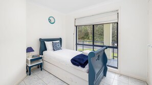 4 bedrooms, iron/ironing board, travel crib, WiFi
