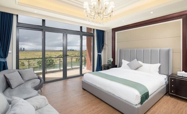 2 bedrooms, bed sheets